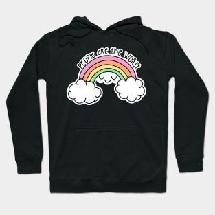 People Are The Worst Rainbow Funny Face Hoodie